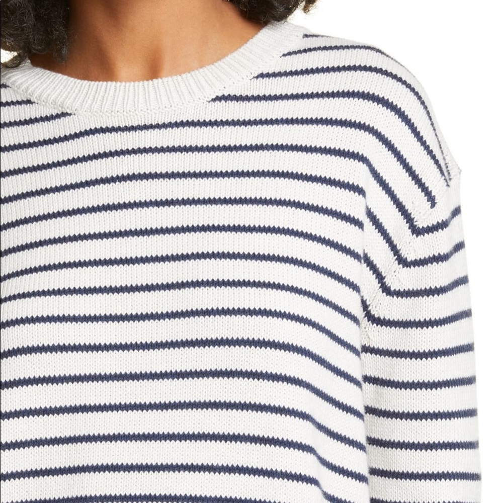 Jenni Kayne Stripe Crewneck Sweater XS